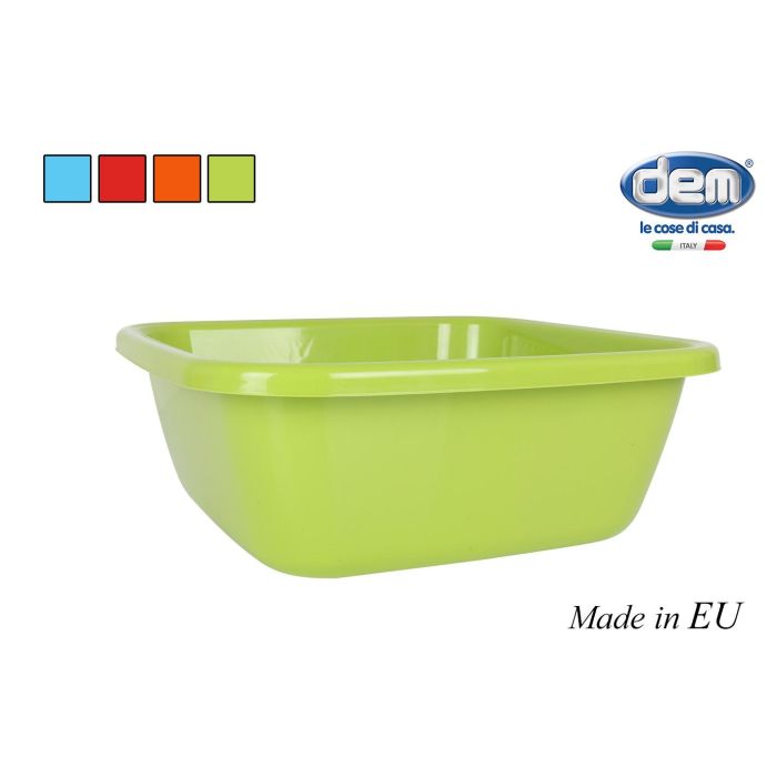 Barreño Cuadrado Colors 15L - 38 cm Dem (12 Unidades) Barreño Cuadrado Colors 15L - 38 cm Dem (12 Unidades)