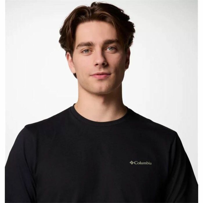 Camiseta de Manga Corta Hombre Columbia North Cascades™ Sleeve Negro 1