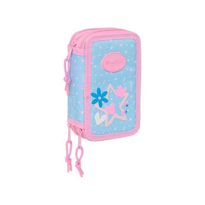 Safta Plumier Triple Blackfit8 Smile 37 Piezas 12,5x19,5x5,5 cm