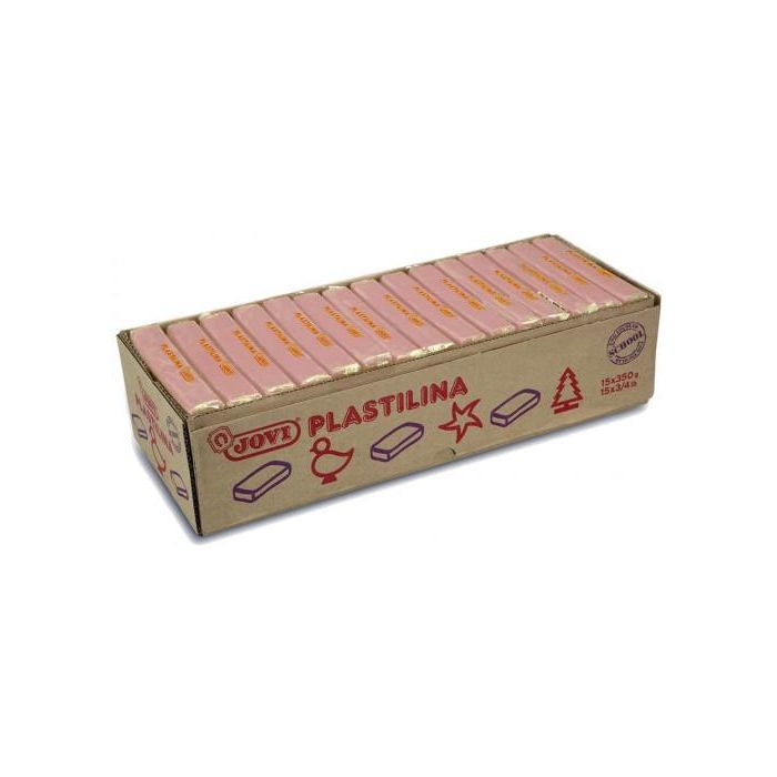 Jovi Plastilina Caja 15 Pastillas 350 gr Unicolor Carne