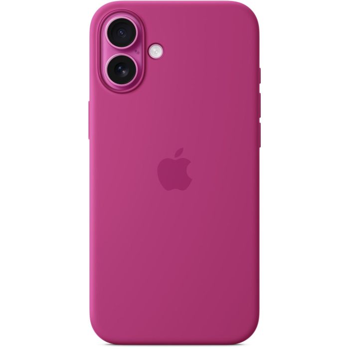 Apple Funda iPhone 16 Plus MagSafe de Silicona - Fucsia con Protección contra Caídas y Resistente a Rayones 2