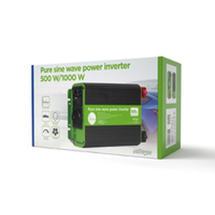 EnerGenie EG-PWC-PS500-01 adaptador e inversor de corriente Auto 500 W Negro, Verde 1 EnerGenie EG-PWC-PS500-01 adaptador e inversor de corriente Auto 500 W Negro, Verde 1