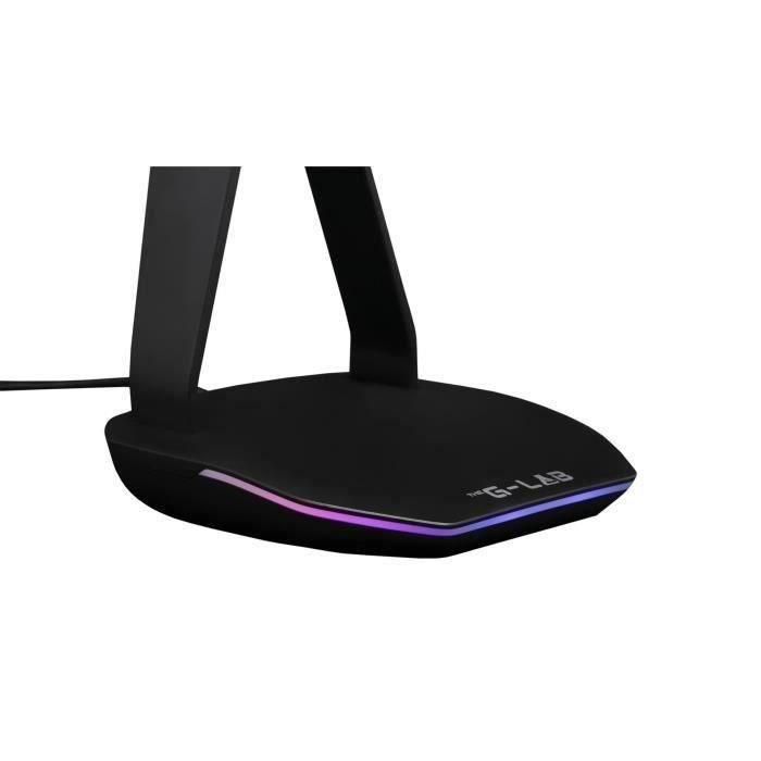 Auriculares/Soporte para auriculares - THE G-LAB - K-STAND HYDROGEN - 2 puertos USB - Negro 3 Auriculares/Soporte para auriculares - THE G-LAB - K-STAND HYDROGEN - 2 puertos USB - Negro 3