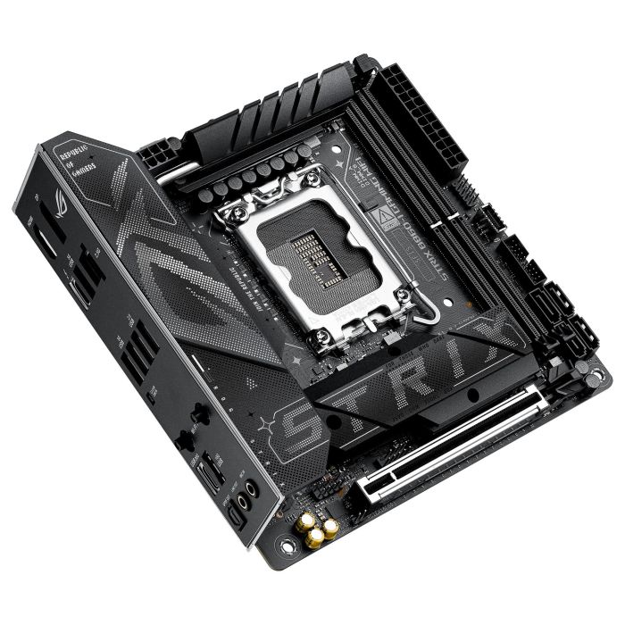 ASUS ROG STRIX B860-I GAMING WiFi Placa Base Intel LGA 1851 para Procesadores Intel Core Ultra, Soporte DDR5, Factor de Forma mini ITX 7