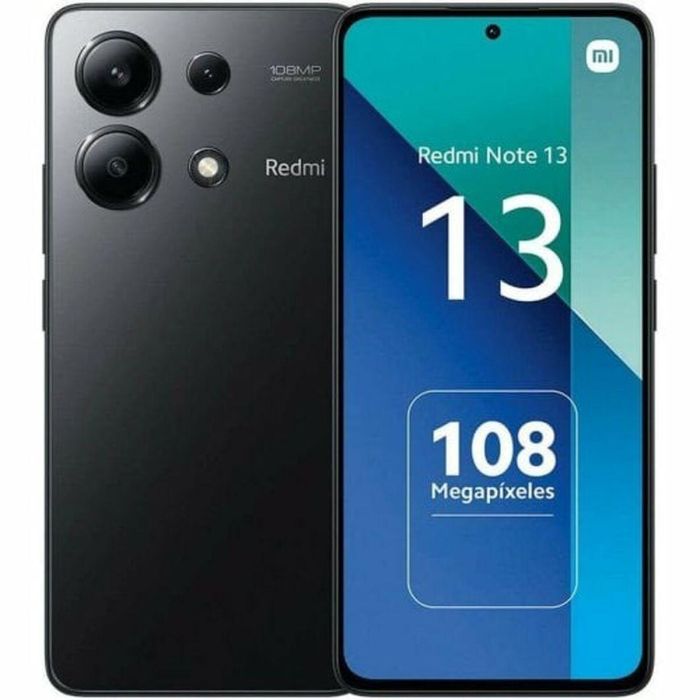 Xiaomi Redmi Note 13 16,9 cm (6.67") Ranura híbrida Dual SIM Android 12 4G USB Tipo C 8 GB 512 GB 5000 mAh Negro Xiaomi Redmi Note 13 16,9 cm (6.67") Ranura híbrida Dual SIM Android 12 4G USB Tipo C 8 GB 512 GB 5000 mAh Negro