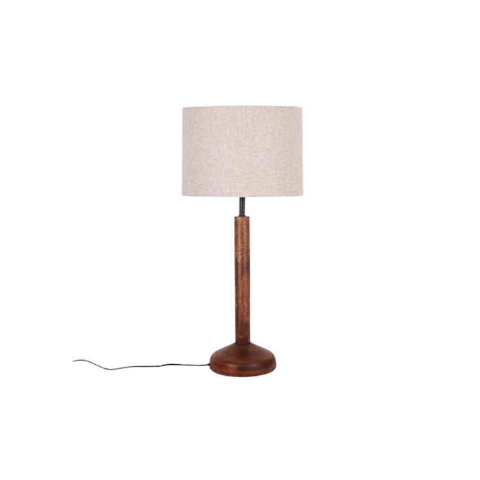Lampara Sobremesa Sixties DKD Home Decor Marron Oscuro Crudo 35 x 70 x 35 cm Lampara Sobremesa Sixties DKD Home Decor Marron Oscuro Crudo 35 x 70 x 35 cm