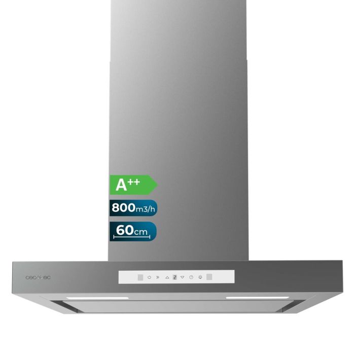 Cecotec Campana Convencional Bolero Flux TT 608000 Slim Glass 60 cm Blanca A++ 0 Cecotec Campana Convencional Bolero Flux TT 608000 Slim Glass 60 cm Blanca A++ 0