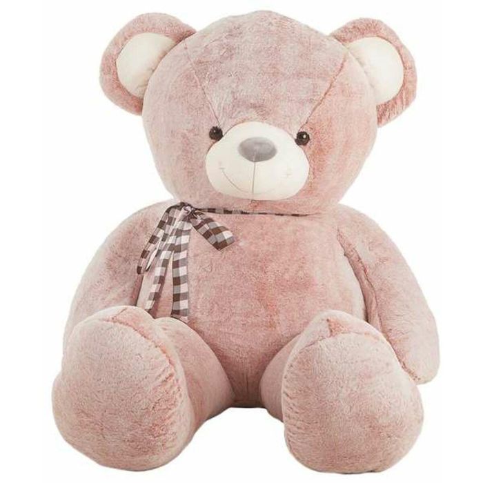 Peluche oso suavi 2 colores gris y rosa 145 cm 2