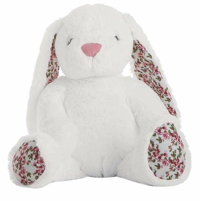 Creaciones Llopis Conejo Flores Blanco 40 cm en Caja, Edad Mínima 3 Años Creaciones Llopis Conejo Flores Blanco 40 cm en Caja, Edad Mínima 3 Años