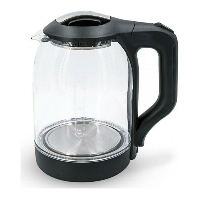 Hervidor COMELEC 1,8 L 1500W Negro Blanco Acero Inoxidable 1500 W 2200 W Hervidor COMELEC 1,8 L 1500W Negro Blanco Acero Inoxidable 1500 W 2200 W