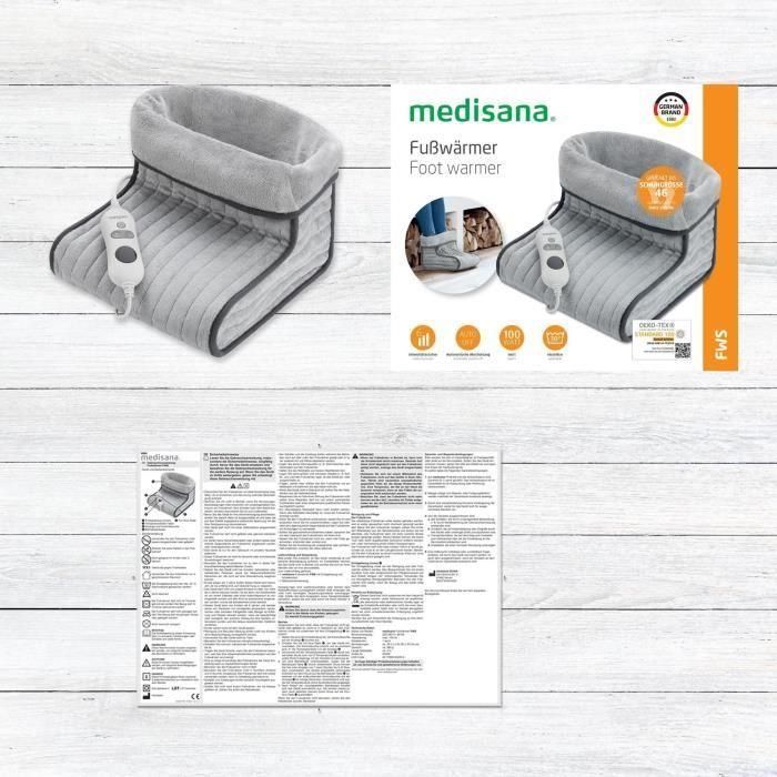 Calentador de pies Medisana - Ultrasoft - 6 niveles de temperatura - temporizador - lavable - certificado oeko-tex - calienta y alivia 3 Calentador de pies Medisana - Ultrasoft - 6 niveles de temperatura - temporizador - lavable - certificado oeko-tex - calienta y alivia 3