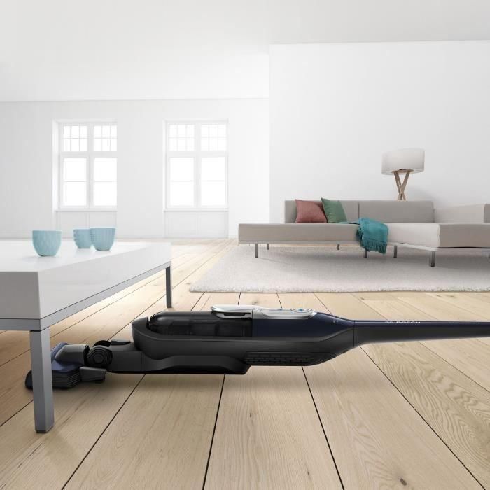 BOSCH BCH85N - Aspirador de varilla recargable Athlet - Baterías Li-on 20V max - Envase de 900 ml - 2 velocidades + turbo - Azul 2 BOSCH BCH85N - Aspirador de varilla recargable Athlet - Baterías Li-on 20V max - Envase de 900 ml - 2 velocidades + turbo - Azul 2