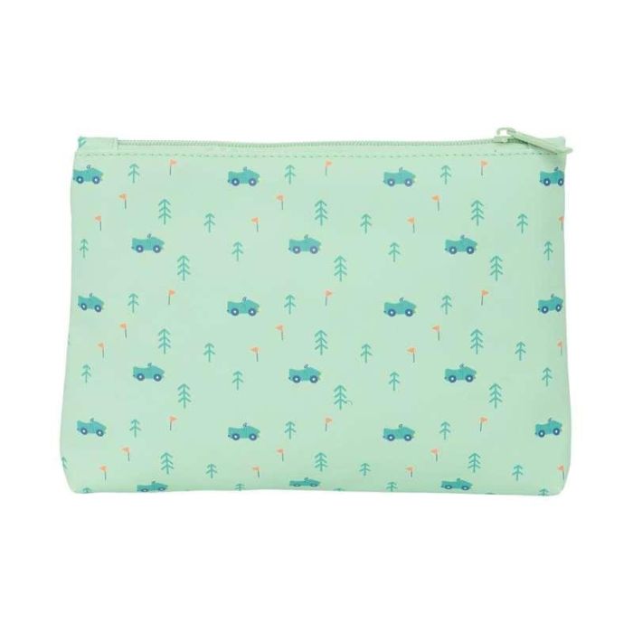 Estuche Escolar Safta Coches Coches Verde 23 x 16 x 3 cm 1 Estuche Escolar Safta Coches Coches Verde 23 x 16 x 3 cm 1
