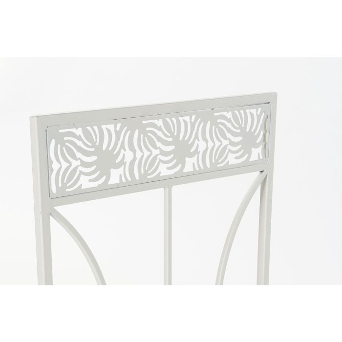 Silla Tropical DKD Home Decor Blanco 48 x 93 x 40 cm 2 Silla Tropical DKD Home Decor Blanco 48 x 93 x 40 cm 2