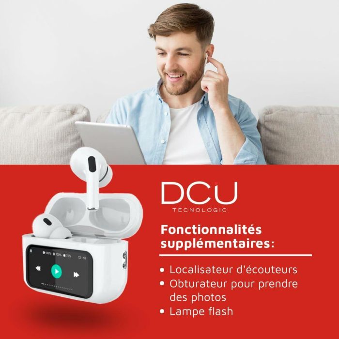 Auriculares Bluetooth DCU 34152080 Blanco 2