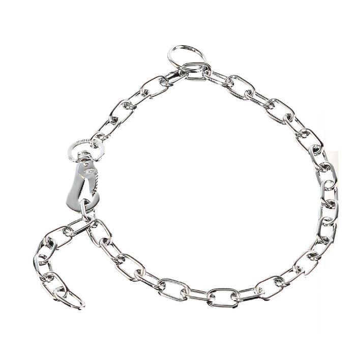 Collar Eslabon Corto Ajustable 50 cm 3 mm Cromado Collar Eslabon Corto Ajustable 50 cm 3 mm Cromado