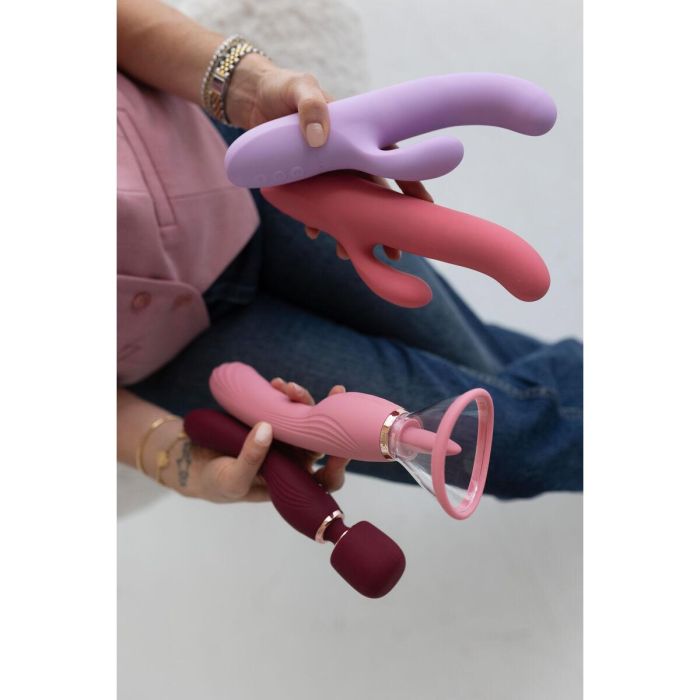 Vibrador Doble Estimulación Le Wand Morado Púrpura 12