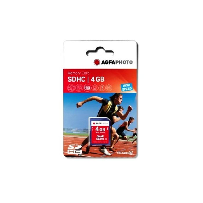 AgfaPhoto SDHC Karte 4GB High Speed Class 10 UHS I U1 V10