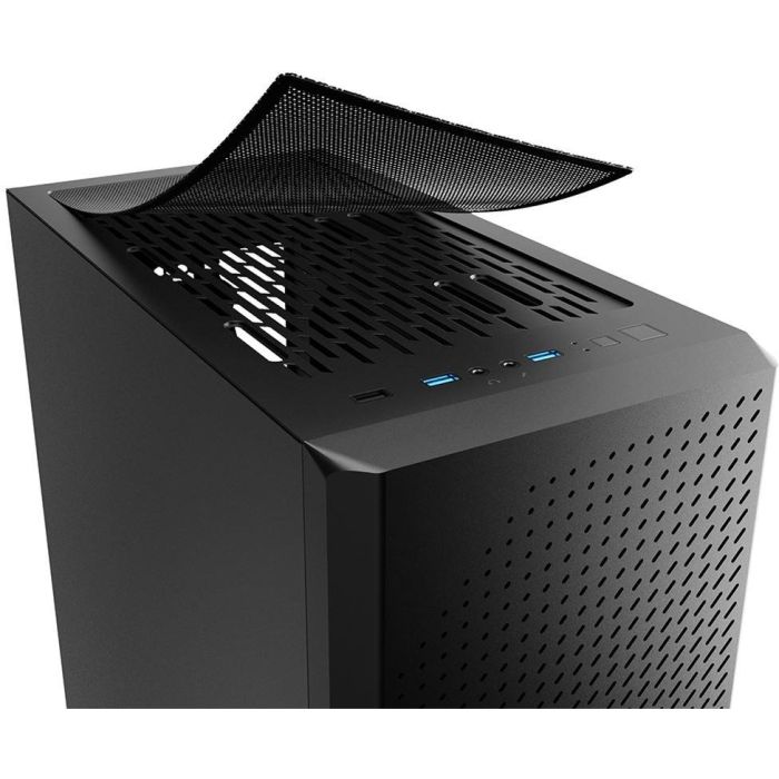 SHARKOON VS9 Midi Tower Negro ATX, micro ATX, Mini-ITX para PC con Gestión de Cables y Puertos USB 3.0 7