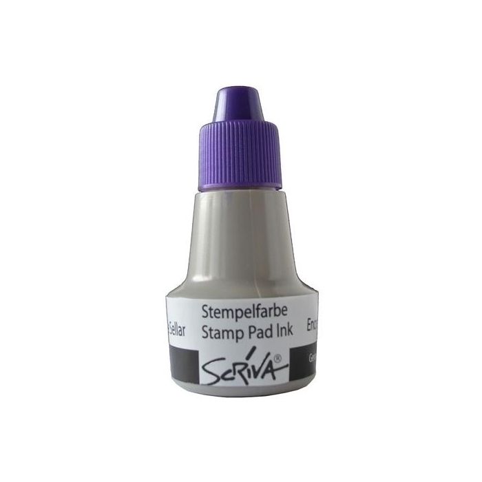 Tinta Para Tampon Scriva 28 Ml. Violeta