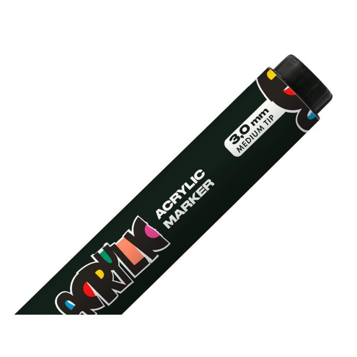Rotulador Liderpapel Acrylic Base Agua Todo Tipo De Superficie Punta Redonda 3 mm Negro 3 Rotulador Liderpapel Acrylic Base Agua Todo Tipo De Superficie Punta Redonda 3 mm Negro 3