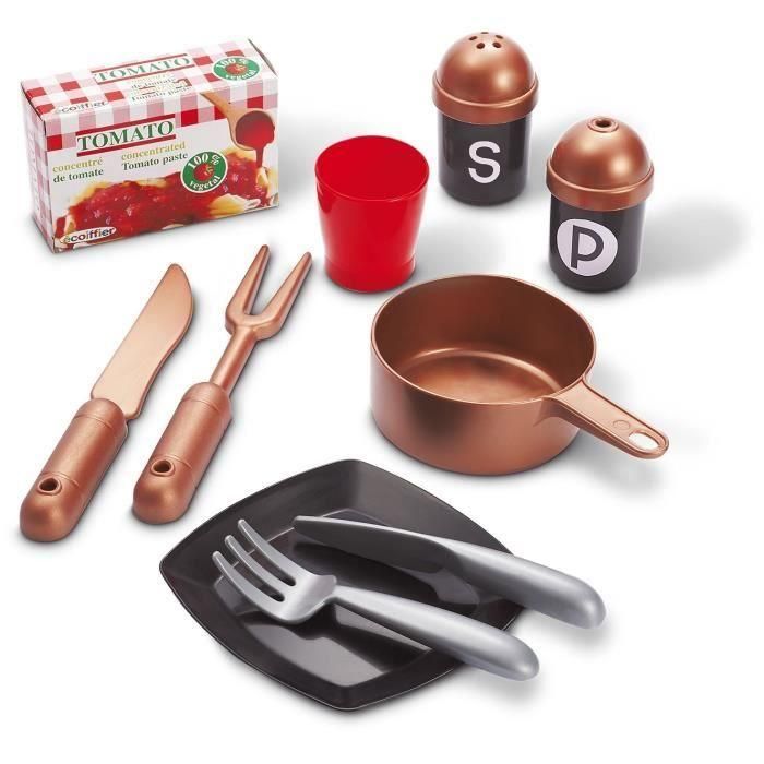 Ecoiffier 1697 Pequeña Cocina de Juguete de Concha con Horno, Fregadero, Placa y Accesorios, para Niños +18 meses 3