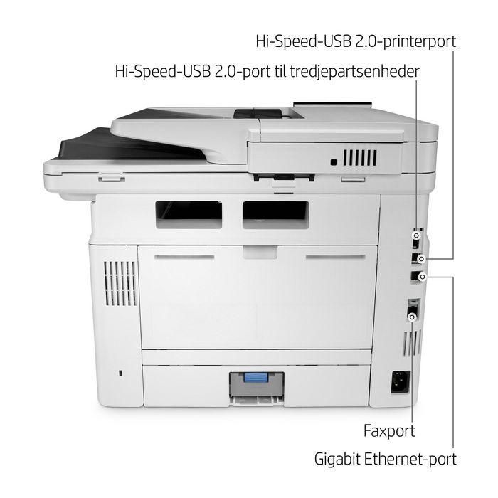 HP LaserJet Enterprise M430f Impresora Multifunción Láser Blanco y Negro, Imprime, Copia, Escanea y Envía Fax, A4, LAN, ADF 37