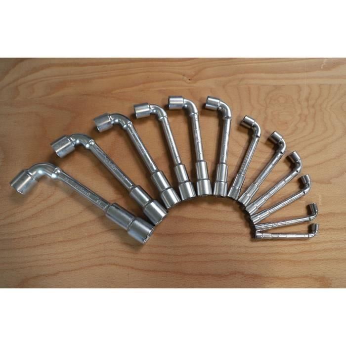Llaves de tubo - KS TOOLS - 517.0442 - Caja de 12 llaves de tubo métricas - 6 caras - De 7 a 24 mm 1 Llaves de tubo - KS TOOLS - 517.0442 - Caja de 12 llaves de tubo métricas - 6 caras - De 7 a 24 mm 1