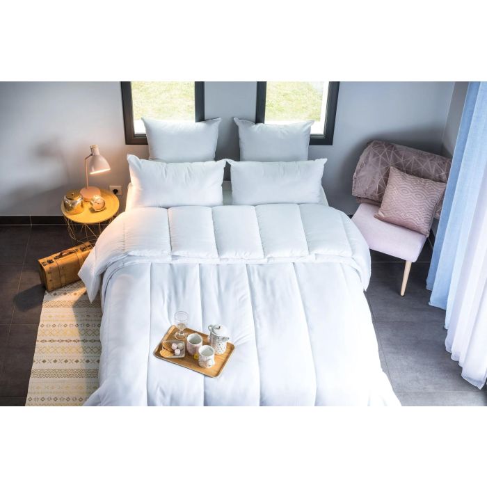 Edredón - 240 x 220 cm - BLANReVE - 4 estaciones - 420 g/m² - Blanco 1