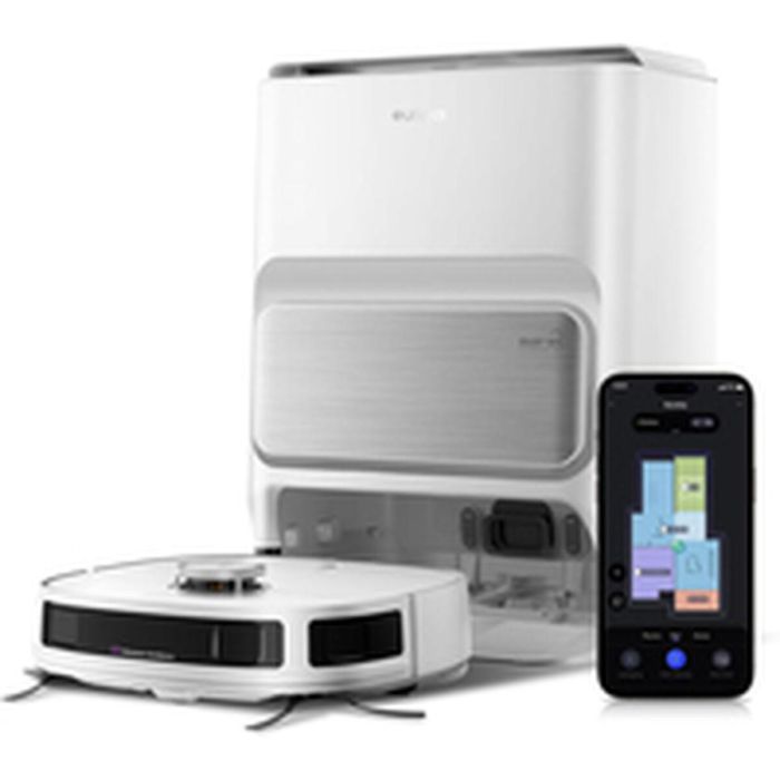 Eureka EUR1744338427047 Robot Aspirador J12 Ultra 5000 Pa Visión Nocturna 180 Min Autonomía Blanco 1