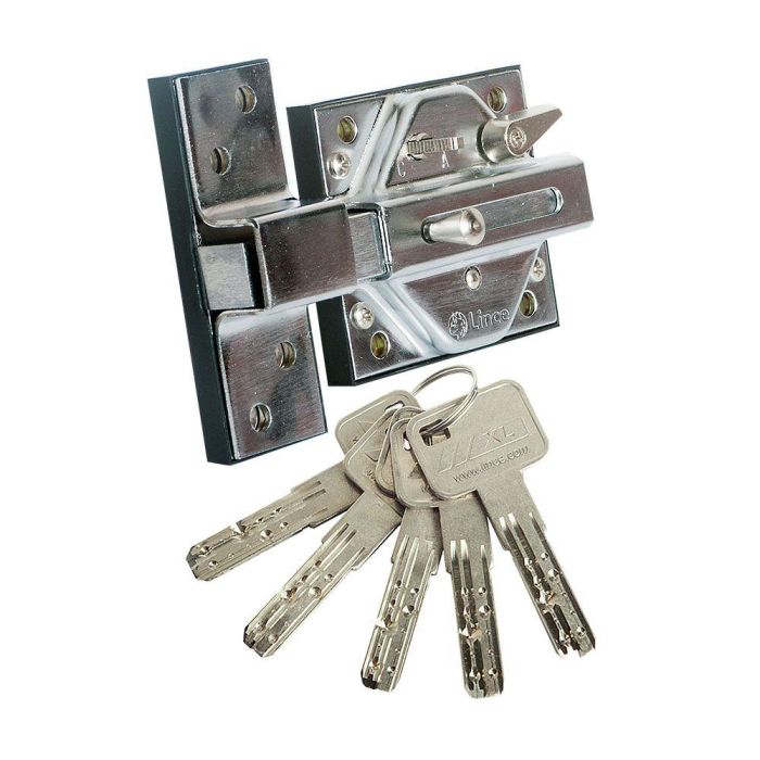 Lince Cerrojo Alta Seguridad 7930r Hierro Cromado Referencia 97930rhc | Máxima Protección para Viviendas y Comercios Lince Cerrojo Alta Seguridad 7930r Hierro Cromado Referencia 97930rhc | Máxima Protección para Viviendas y Comercios
