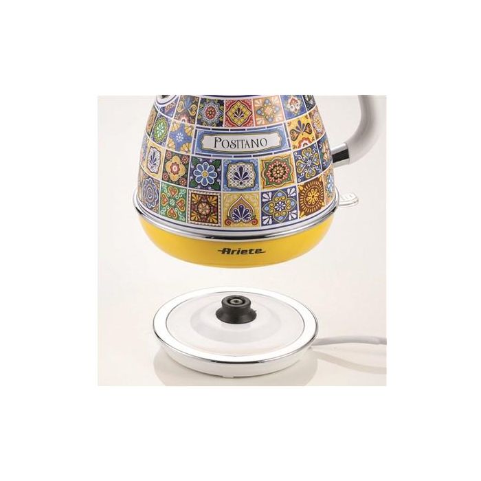 Ariete Hervidor Positano Vintage 1.7L, Base Inalámbrica, Filtro de Metal, Auto Apagado, Complemento Decorativo 2 Ariete Hervidor Positano Vintage 1.7L, Base Inalámbrica, Filtro de Metal, Auto Apagado, Complemento Decorativo 2