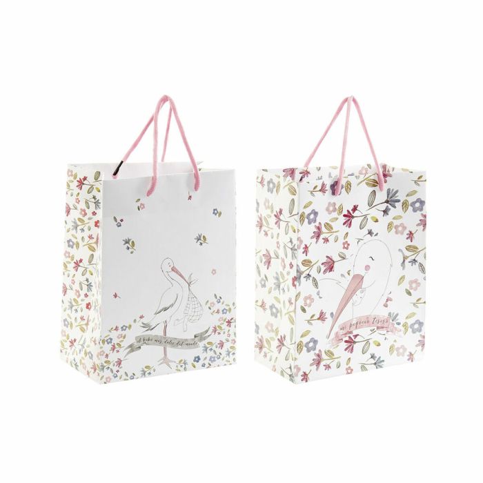 Bolsa de Papel DKD Home Decor Plástico 2 Piezas