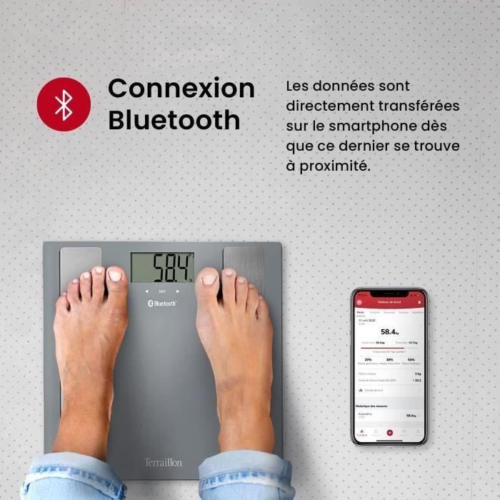 Pese Persona Conectada - Terraillon - Smart Connect - Gray 3