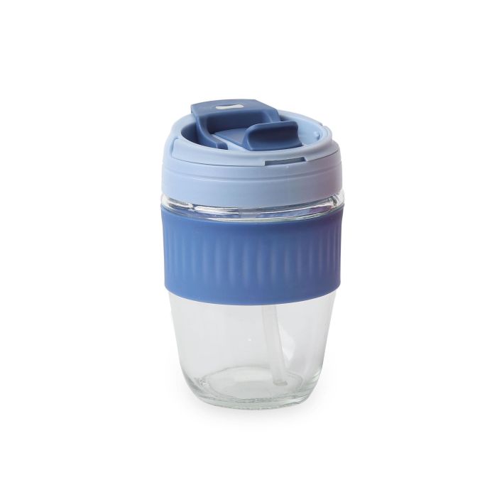 Travel Mug de Vidrio con Silicona 380 ml - Bewinner por Inde (24 Unidades) 4 Travel Mug de Vidrio con Silicona 380 ml - Bewinner por Inde (24 Unidades) 4
