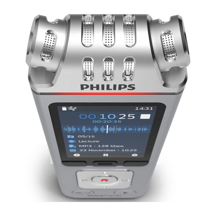 Philips DVT4115 VoiceTracer - Grabadora de Voz Digital, USB-C, Grabación 36h, MP3/WAV, Micrófono Omnidireccional, Memoria 8GB, Pantalla LCD, Compatible PC/Mac 3 Philips DVT4115 VoiceTracer - Grabadora de Voz Digital, USB-C, Grabación 36h, MP3/WAV, Micrófono Omnidireccional, Memoria 8GB, Pantalla LCD, Compatible PC/Mac 3