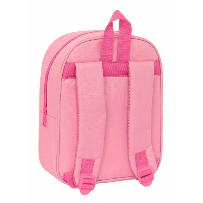 Barbie Mochila Guardería adaptable a carro 22x27x10cm 4