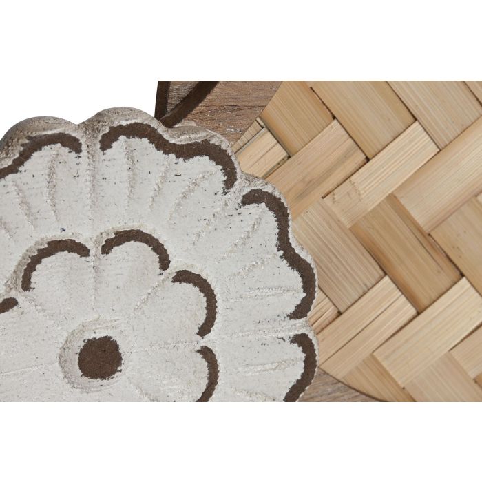 Decoracion Pared Scandi DKD Home Decor Natural 4.5 x 38 x 75 cm 2