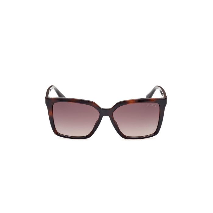 Guess GU00099 52F Gafas de Sol Mujer Cuadradas Montura Havana Cristales Marrón Degradado 55mm 2