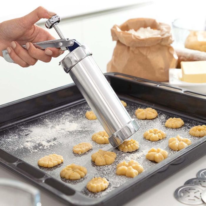 Máquina para Hacer Galletas y Manga Pastelera 2 en 1 Prekies InnovaGoods 3 Máquina para Hacer Galletas y Manga Pastelera 2 en 1 Prekies InnovaGoods 3