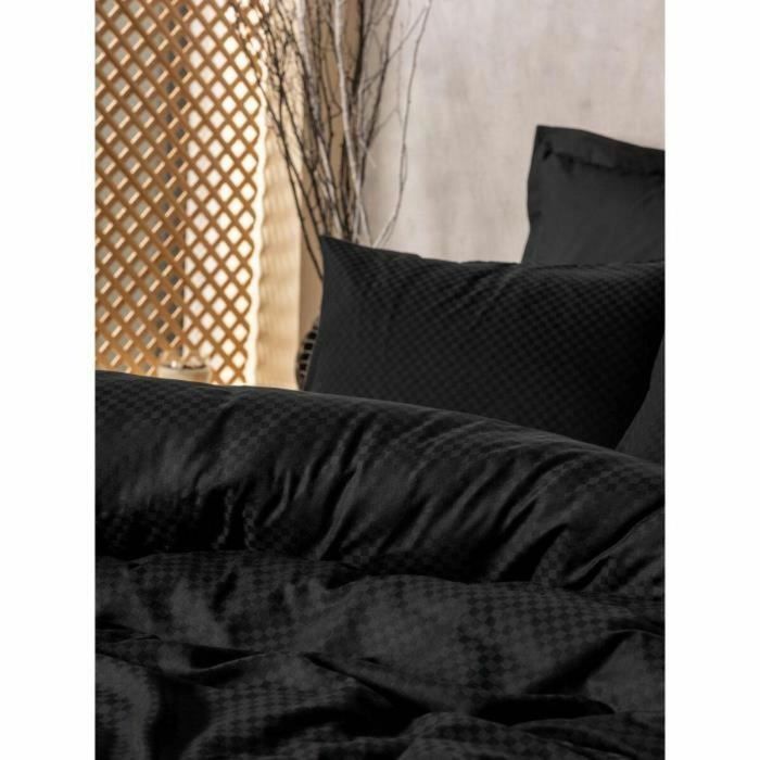 Juego de funda nórdica Negro 220 x 240 cm 3