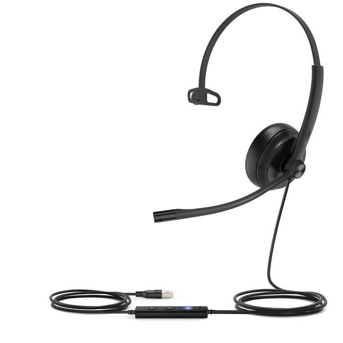 Yealink UH34 Mono Teams Auricular USB con Cable, 20 Hz-20 kHz, Driver 28 mm, Diseño Ligero, Comodidad Todo el Día, Conectividad Plug-and-Play 2