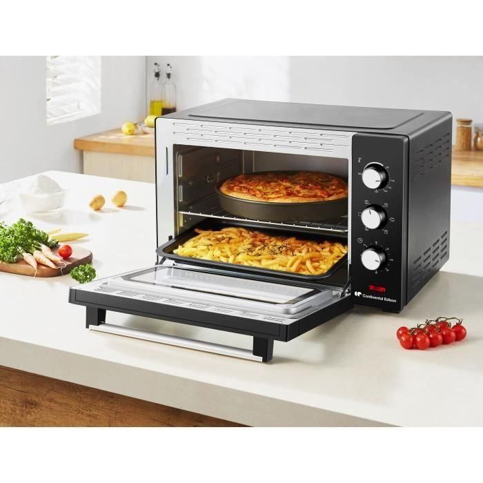 Minihorno CONTINENTAL EDISON MF38N Negro L54,35 x AL36,6 x P41,15 cm 38L 5 Minihorno CONTINENTAL EDISON MF38N Negro L54,35 x AL36,6 x P41,15 cm 38L 5