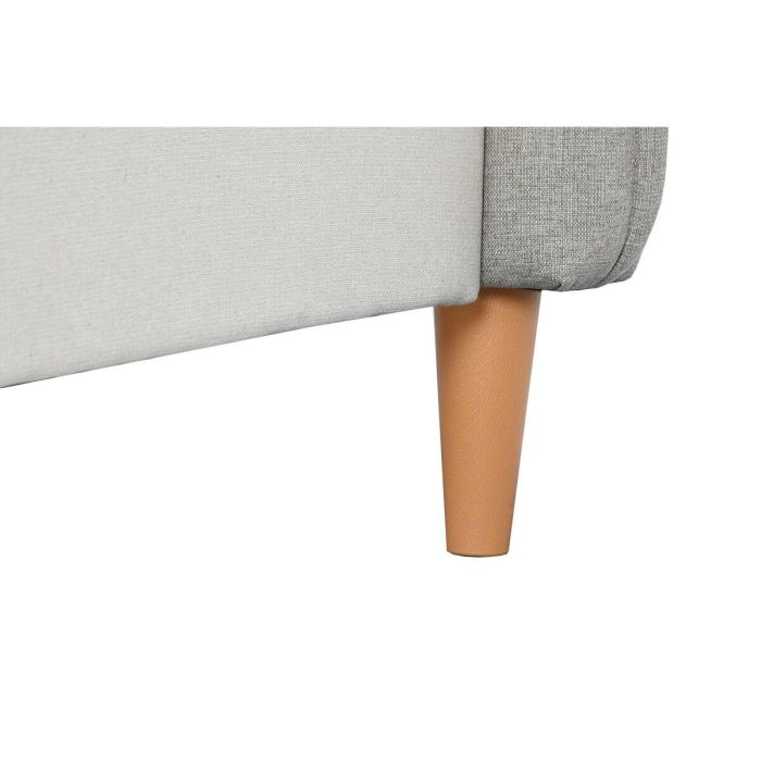 DKD Home Decor Cama Urban Desmontable Beige Poliéster/Madera para colchón 150x200cm - 219x108x177cm 5