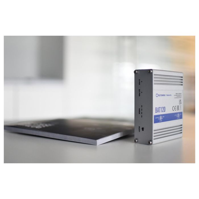 Teltonika BAT120 UPS Línea Interactiva 22W Sawtooth 9-30V Alimentación CC Compacto Acero Inoxidable 11