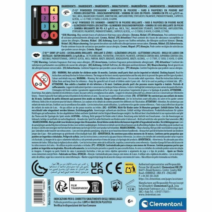 Clementoni 8005125188659 Paleta de Maquillaje Verano Juguete para Niñas y Niños 1 Clementoni 8005125188659 Paleta de Maquillaje Verano Juguete para Niñas y Niños 1