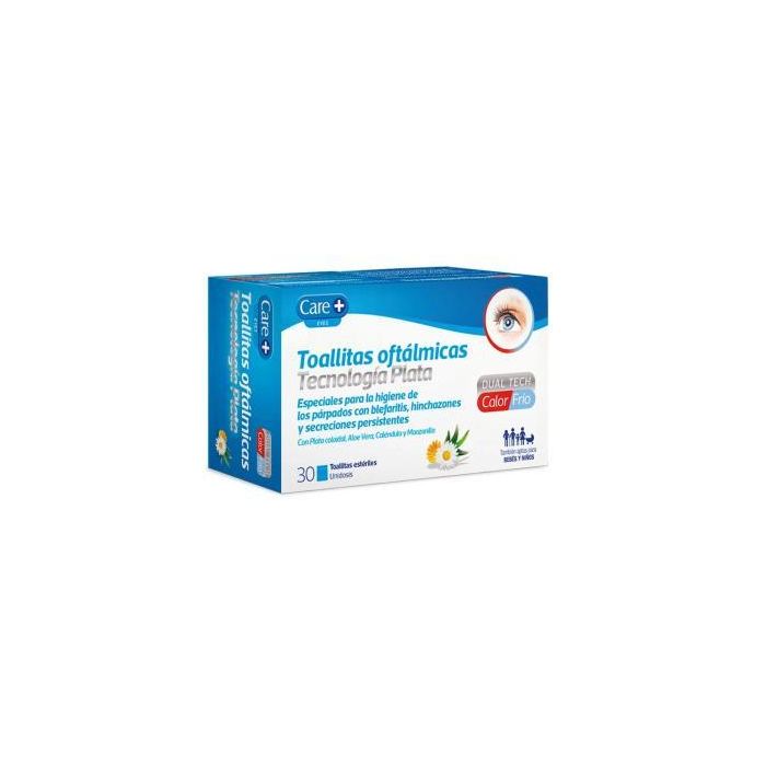 Care +Toallitas Oftalm Stada Tecnol Plata 30Ud