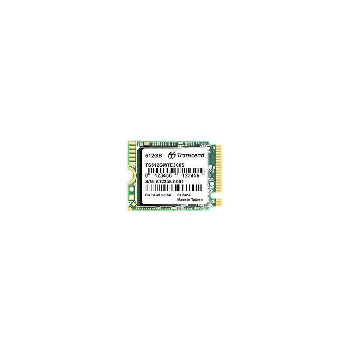 Transcend MTE300S 512GB M.2 2230 SSD PCIe Gen3x4 NVMe 3D TLC DRAM-less