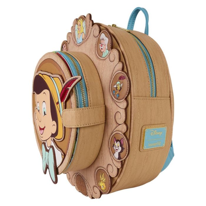 Mochila Cameo Pinocho Disney Loungefly 28cm 2