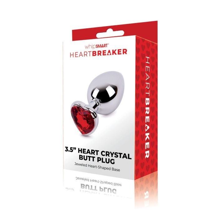 Plug Anal Whipsmart Heartbreaker Plateado 1 Plug Anal Whipsmart Heartbreaker Plateado 1